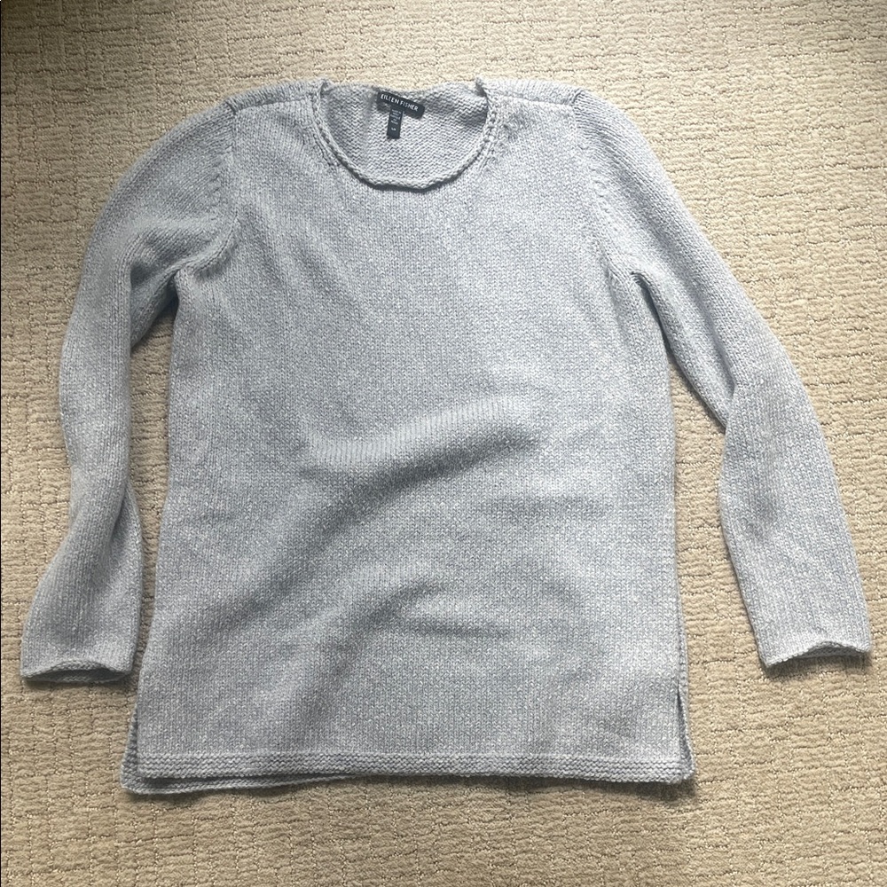 Eileen Fisher Grey Cashmere Sweater